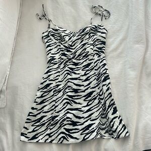 Reformation Zebra dress